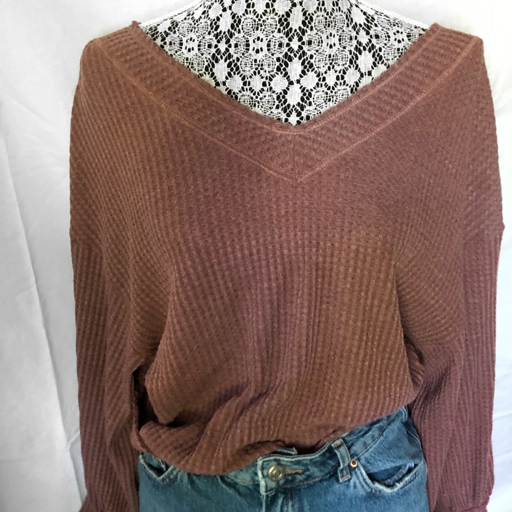 Purple Fall Sweater